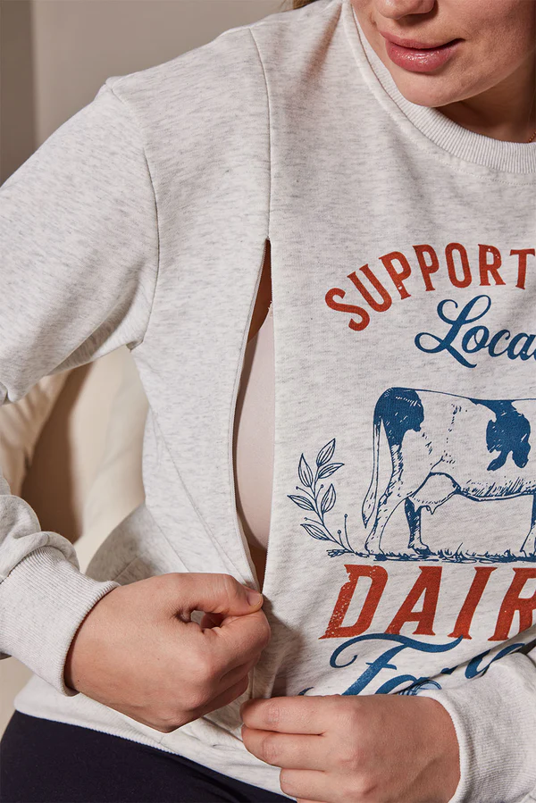 Support Your Local Farmer Breastfeeding Sweatshirt