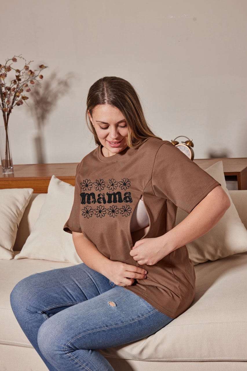Mama Daisies Nursing T-shirt