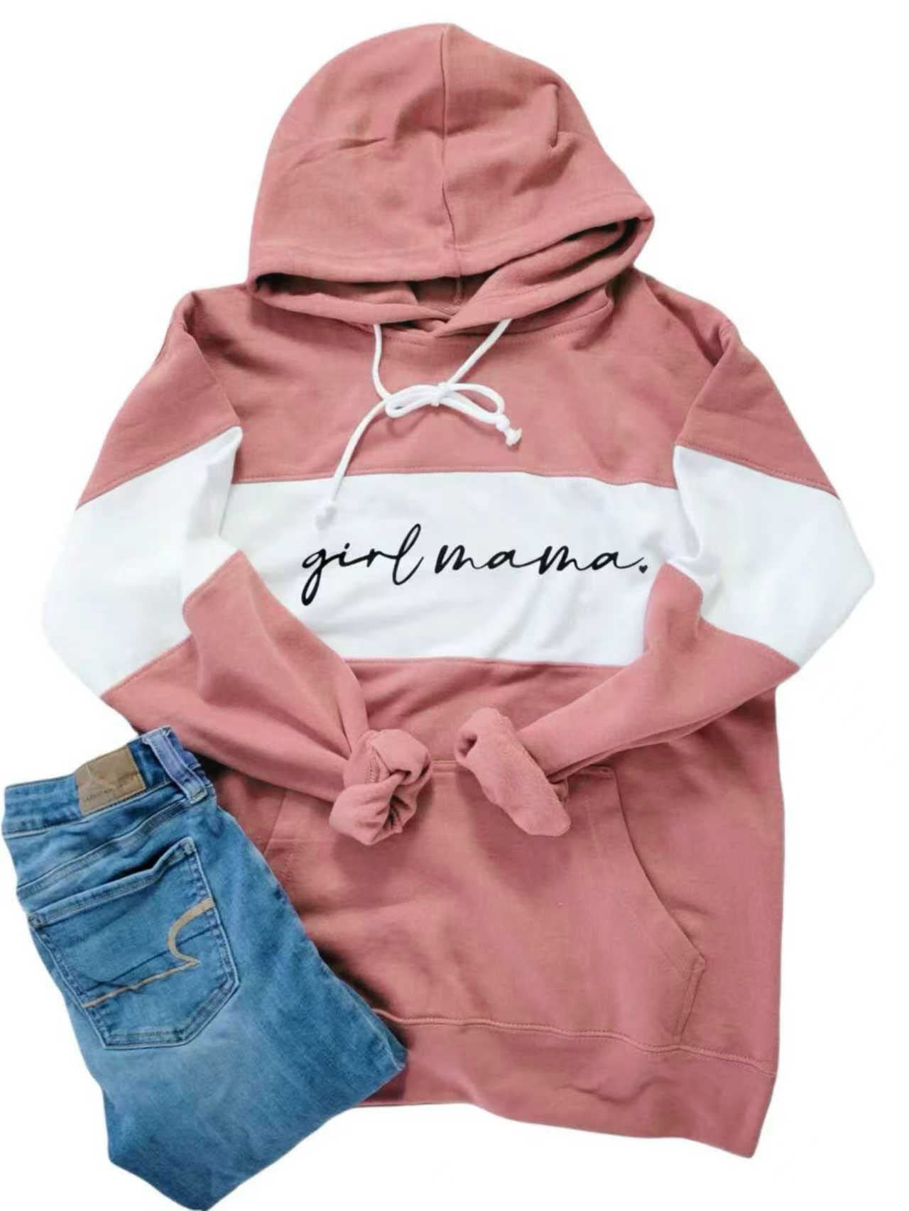 Boy Mama Girl Mama Nursing Hoodie