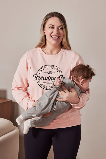 Funny Breastfeeding Nursing Crewneck Sweatshirt