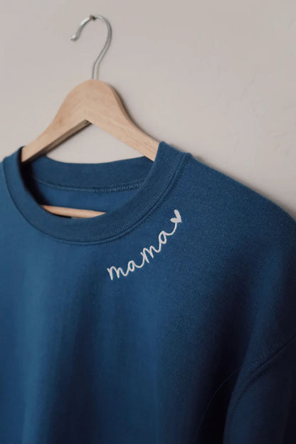 Mama Embroidered Breastfeeding Nursing Sweatshirt