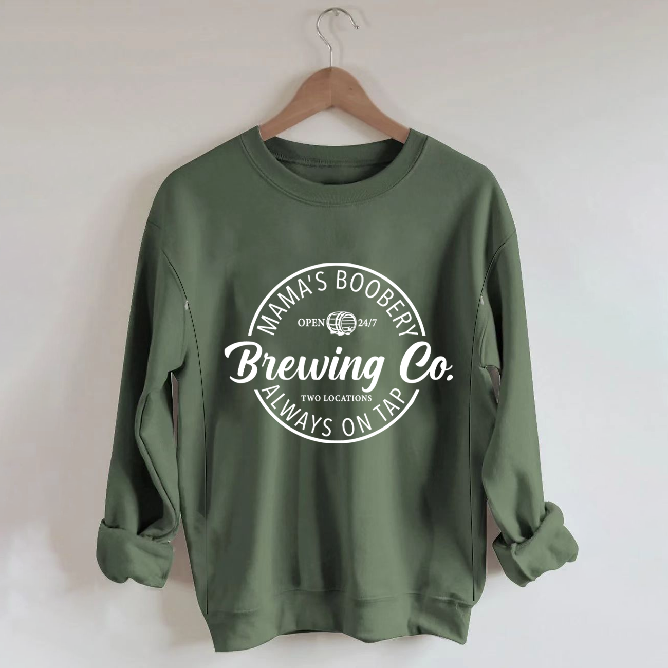 Funny Breastfeeding Nursing Crewneck Sweatshirt