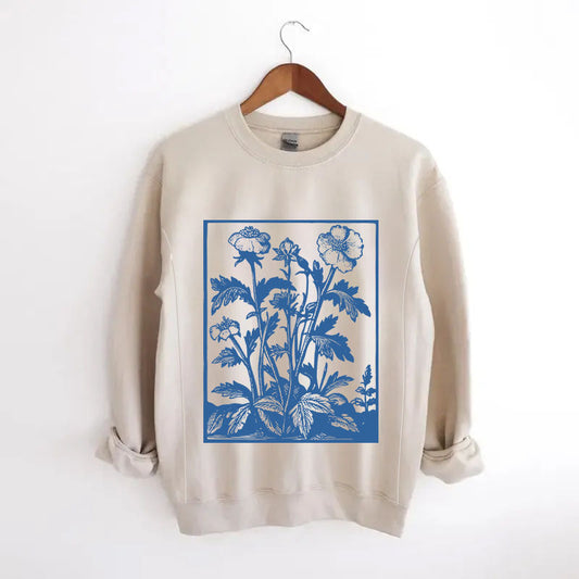 Vintage Wildflower Nursing Sweatshirt