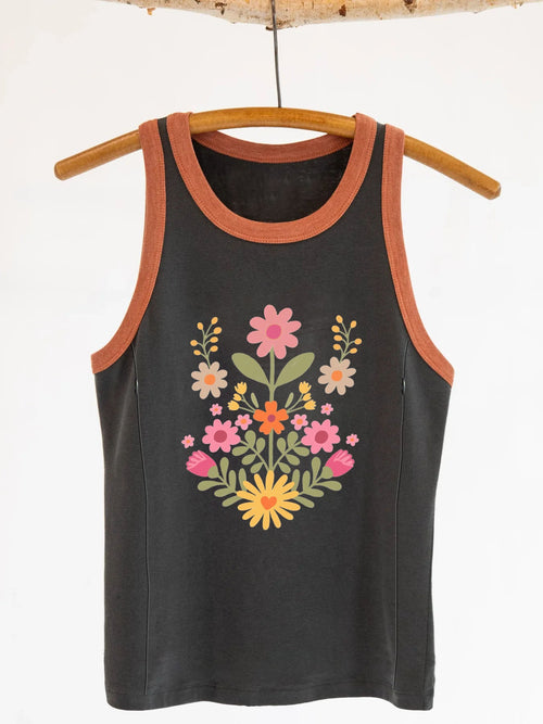 Flowers Nursing Tank