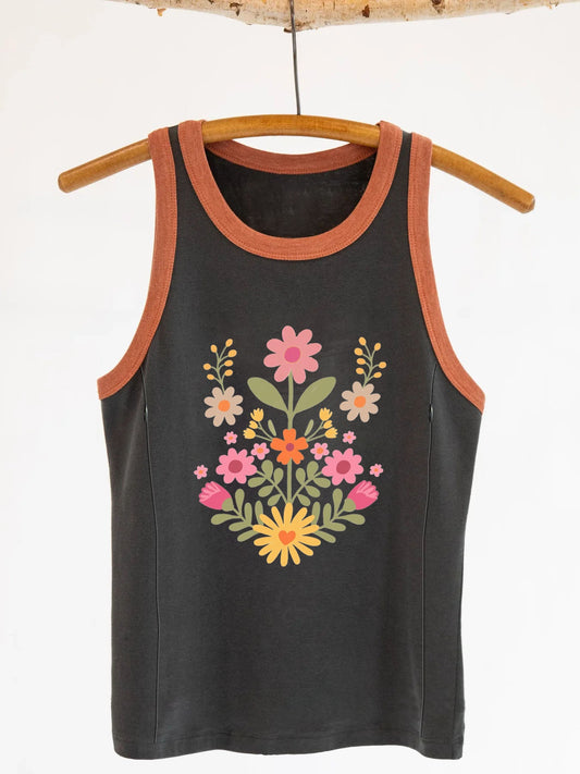 Flowers Nursing Tank