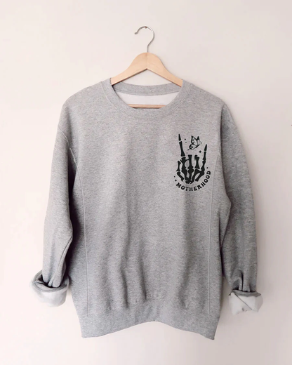 Motherhood Sometimes I Rock It Sometimes It Rocks Me Nursing Sweatshirt