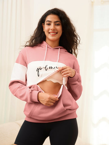 Boy Mama Girl Mama Nursing Hoodie