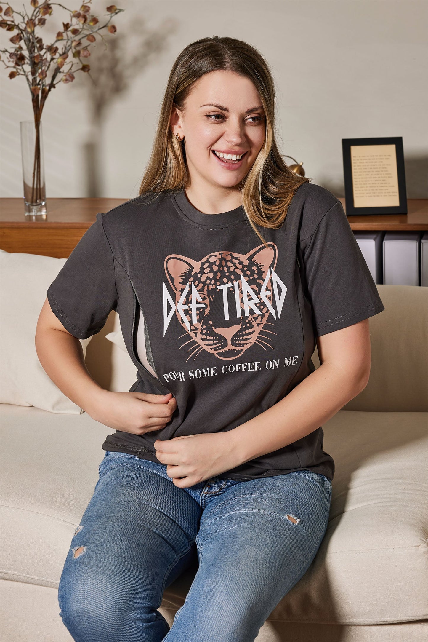 Pour Some Coffee On Me Nursing T-shirt