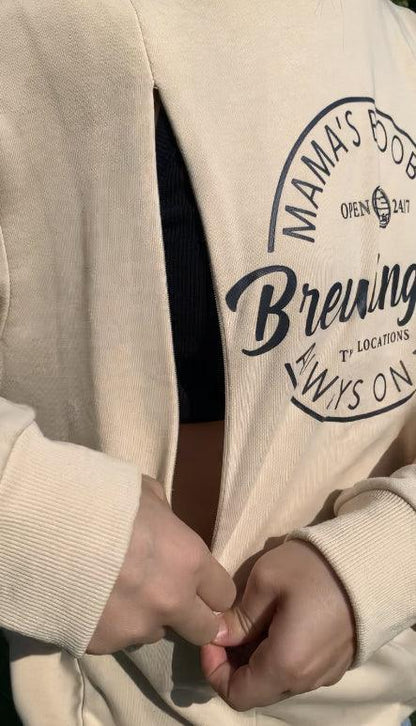 Funny Breastfeeding Nursing Crewneck Sweatshirt