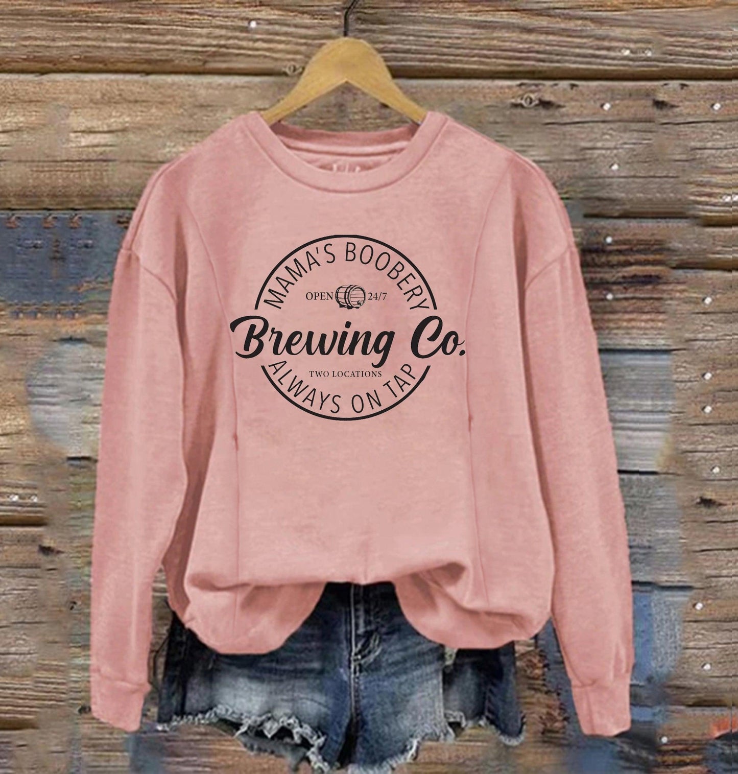 Funny Breastfeeding Nursing Crewneck Sweatshirt