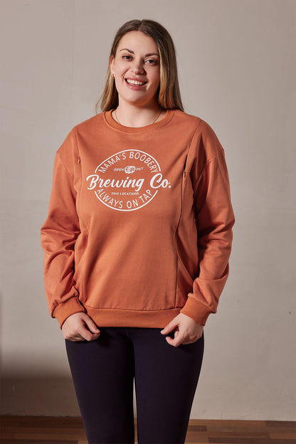 Funny Breastfeeding Nursing Crewneck Sweatshirt